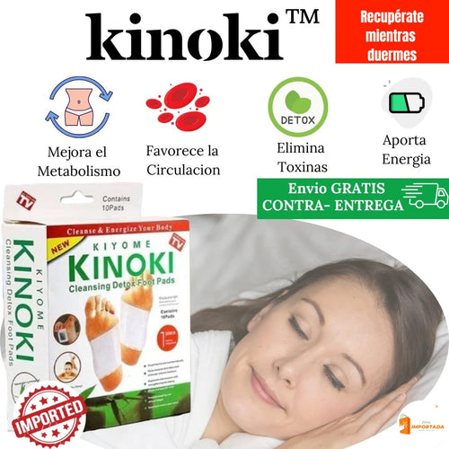 100 PARCHES KINOKI DESINTOXICANTE NATURAL